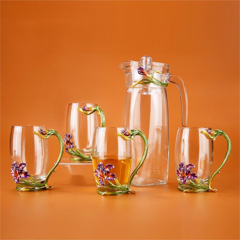 Violet Iris Garden Set