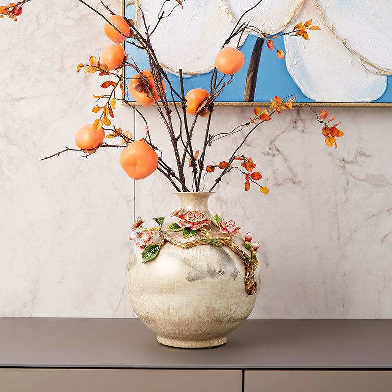 Golden Koi Zen Vessel