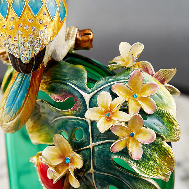 مزهرية توكان استوائية زمردية