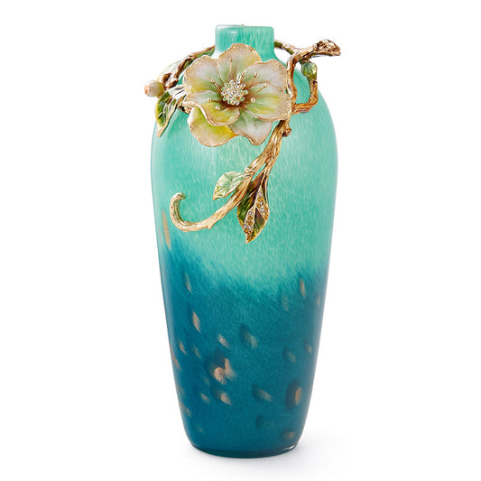Emerald Tide "Spring Whisper" Art Vase