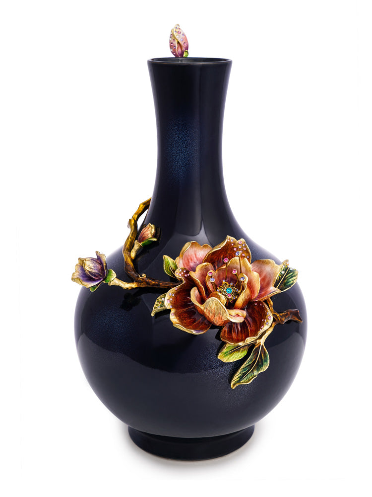 Midnight Majesty Flora Vase