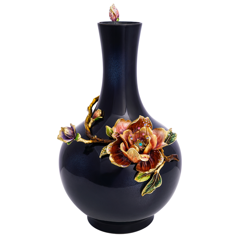 Midnight Majesty Flora Vase