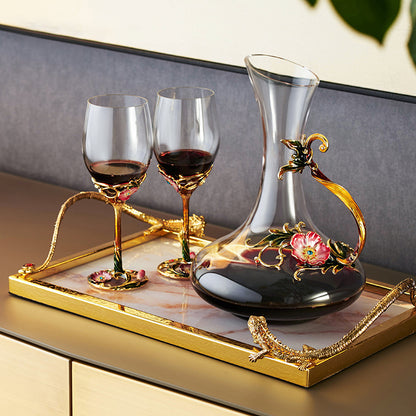 Twilight Bloom Wine Set