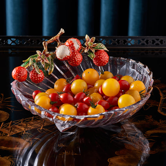 وعاء صدفة الليتشي القرمزي