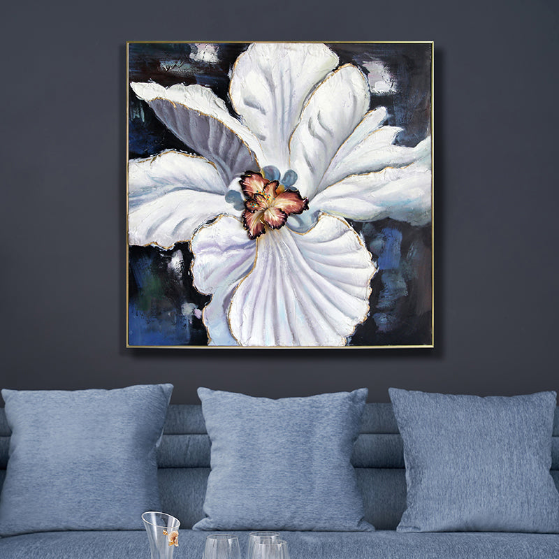 Midnight "Ethereal Orchid" 3D Textured Art