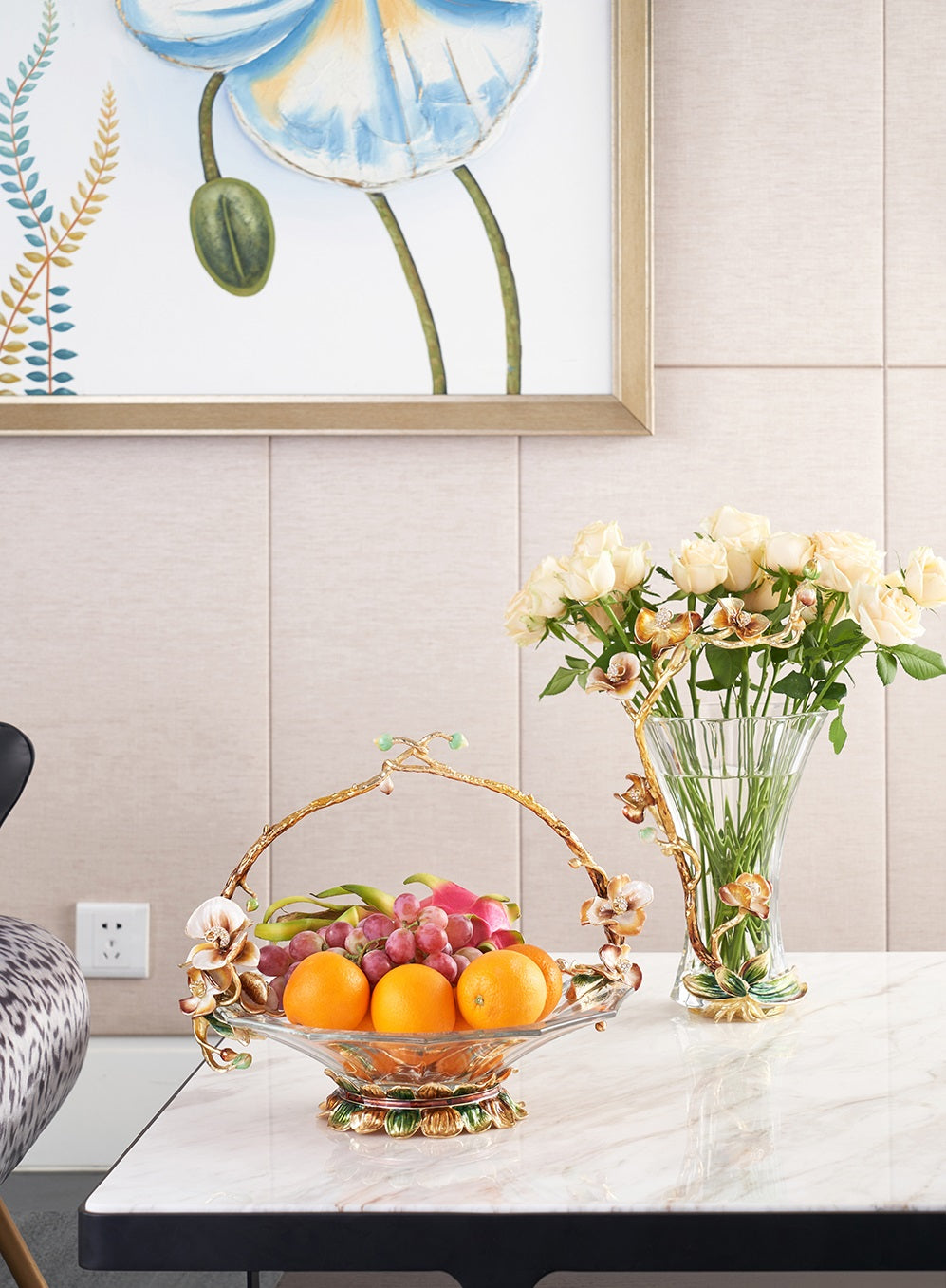 Gilded Orchard Bloom Basket