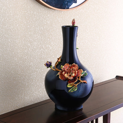 Midnight Majesty Flora Vase
