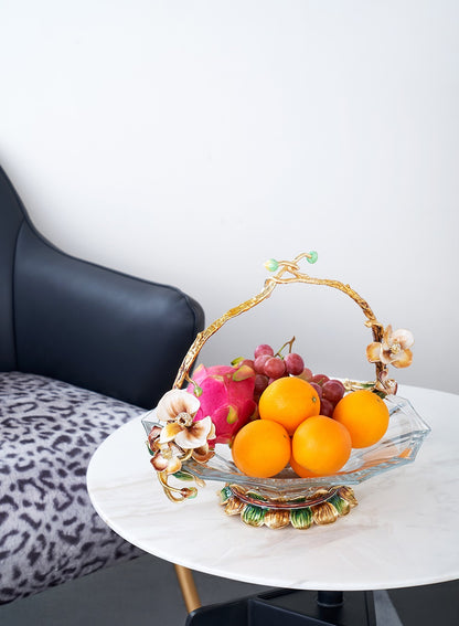Gilded Orchard Bloom Basket