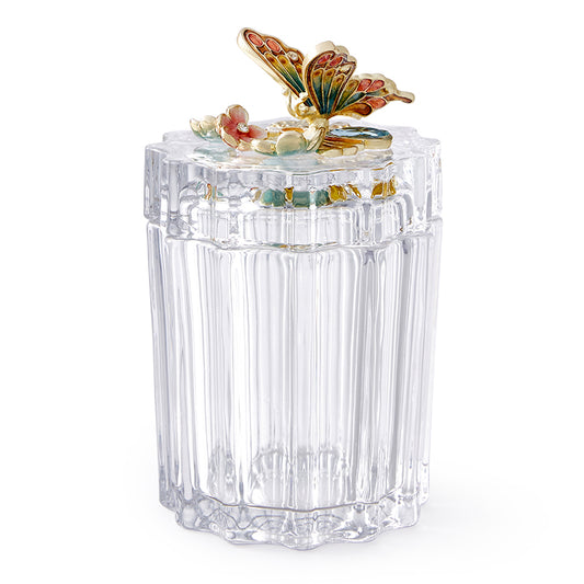 Majestic Tall Faceted Crystal Boxes