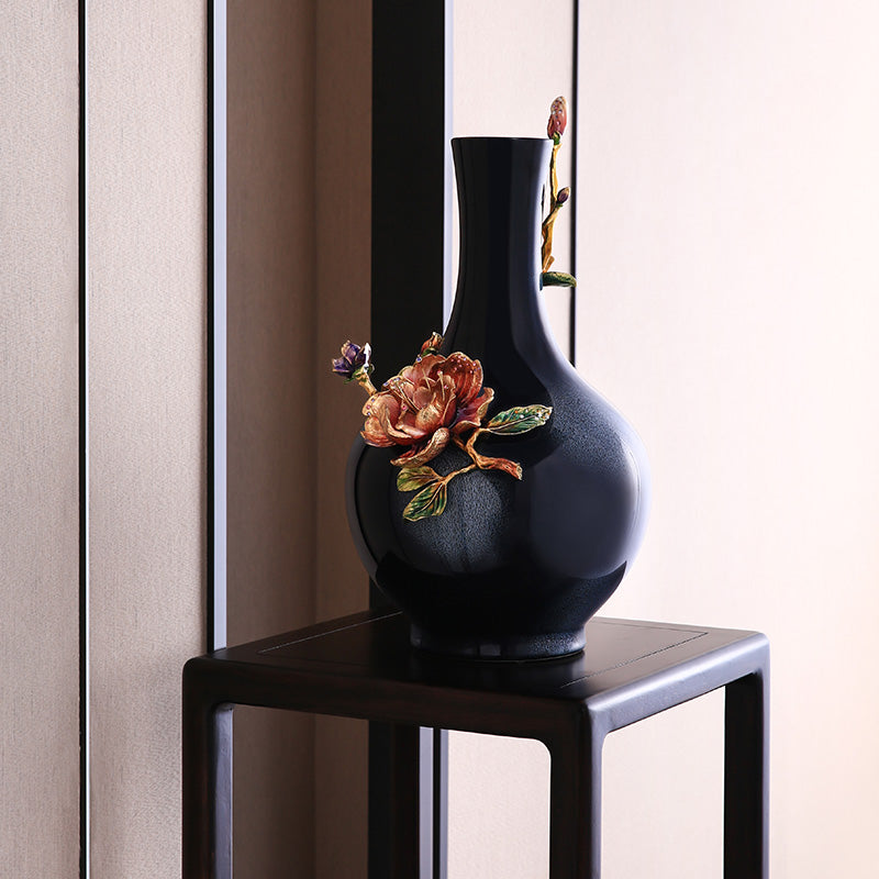 Midnight Majesty Flora Vase