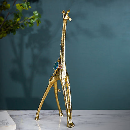 Giraffe of Gold Ascent Ornament