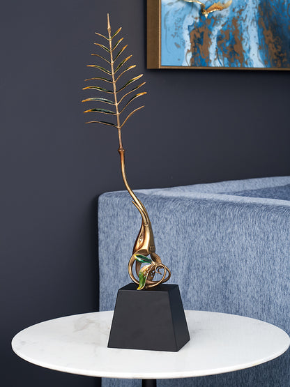 Golden Palm Rise Ornament