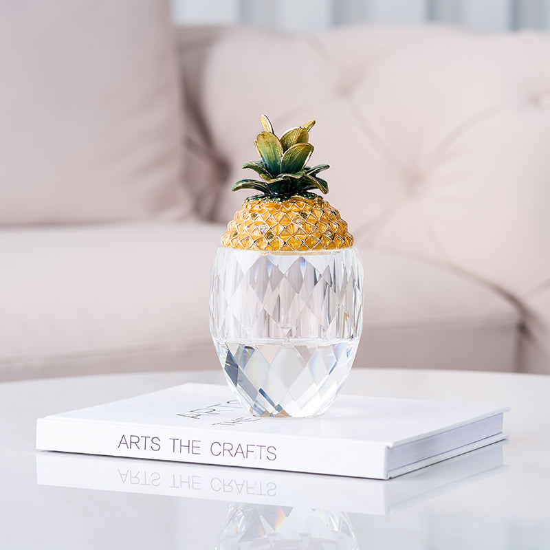 قبو كريستال الأناناس المذهب الإمبراطوري