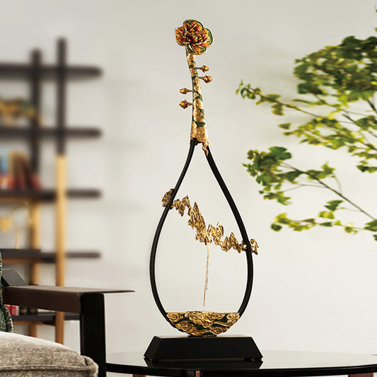 Gilded String Ornament