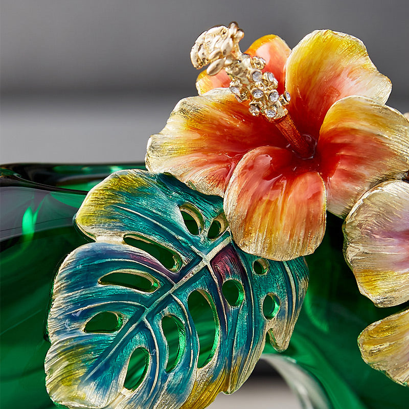 مزهرية توكان استوائية زمردية