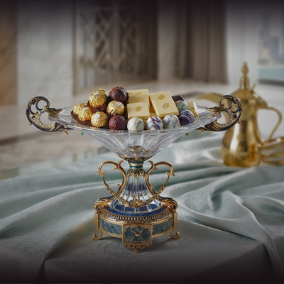 Royal Emerald Filigree Pedestal