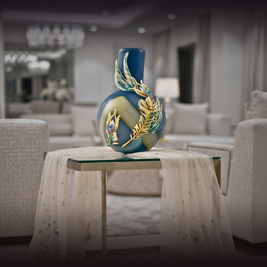 Azure Gardens "Meadow Muse" Art Vase