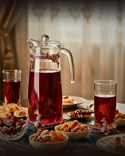 Imperial Amethyst Gilded Highball Set