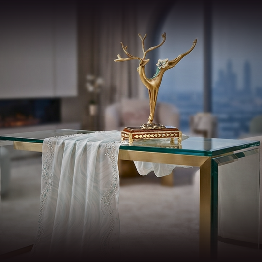 Golden Stag Majesty Figurine