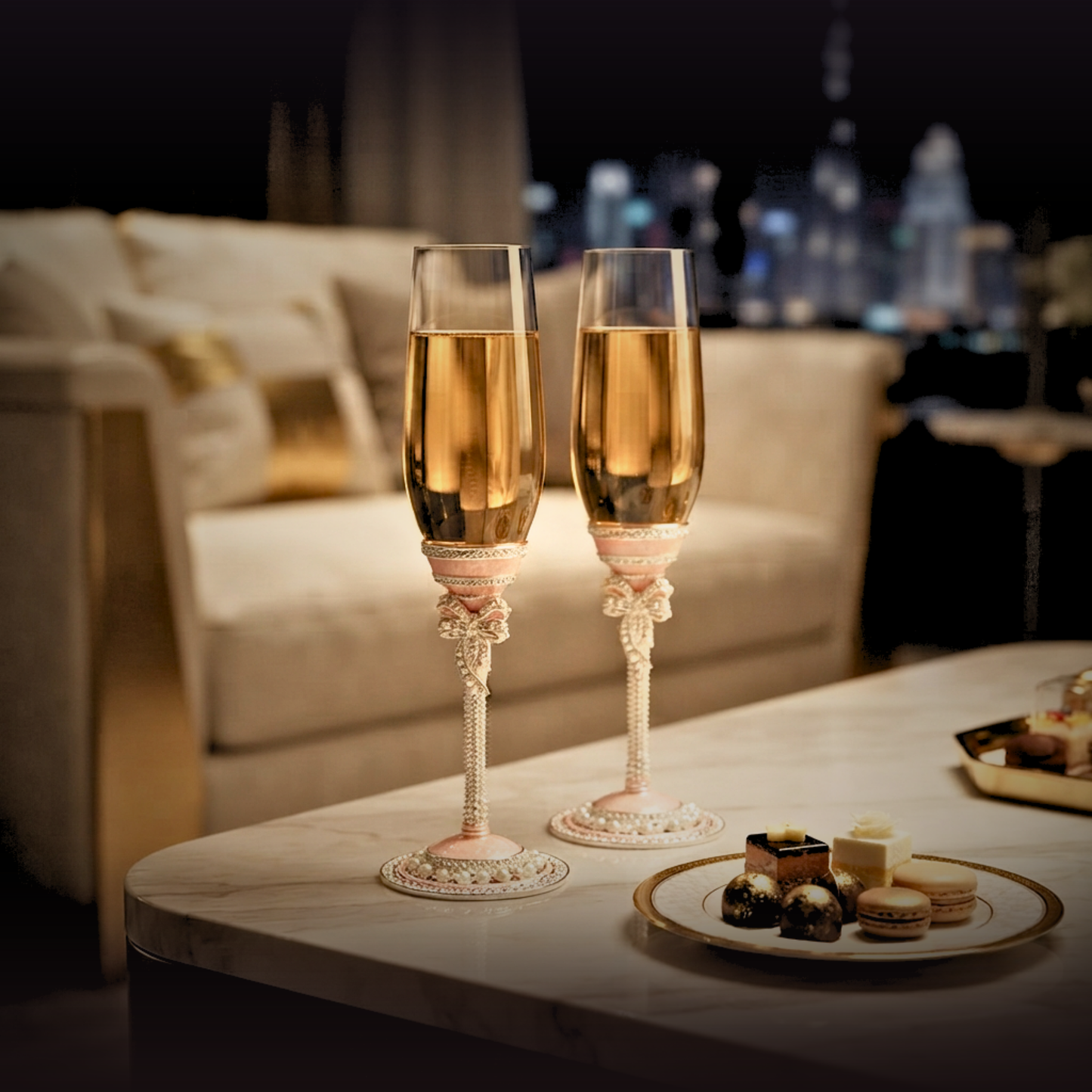 Blush Serenade Pearl Flutes