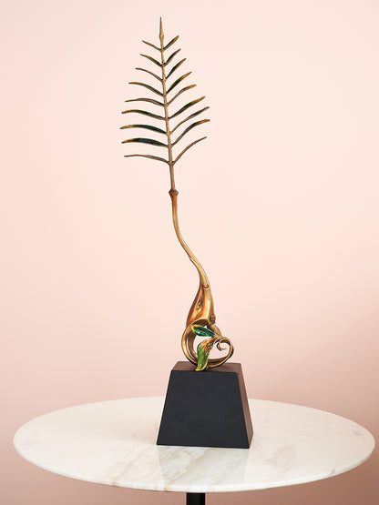 Golden Palm Rise Ornament