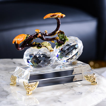 Gilded Harvest Prismatic Sculpture