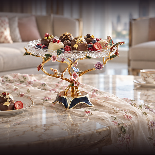 Gilded Butterfly Garden Stand