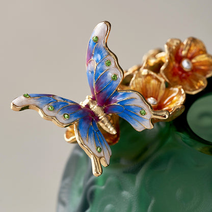 مزهرية كروية من إميرالد فروست "مرج مرصع بالجواهر"