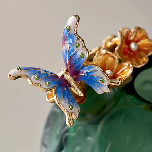 مزهرية كروية من إميرالد فروست "مرج مرصع بالجواهر"