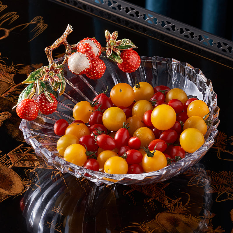 وعاء صدفة الليتشي القرمزي