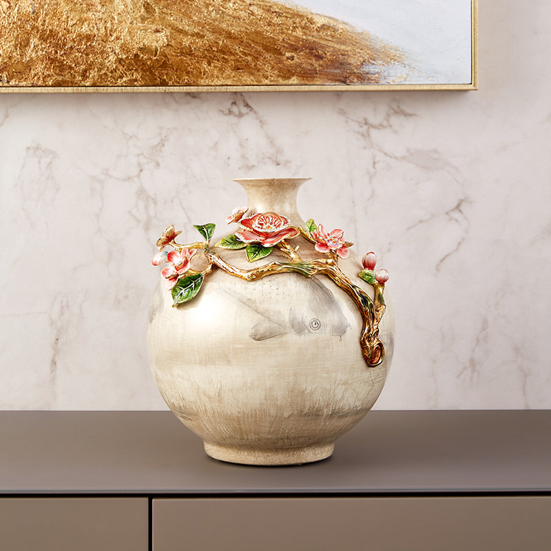 Golden Koi Zen Vessel