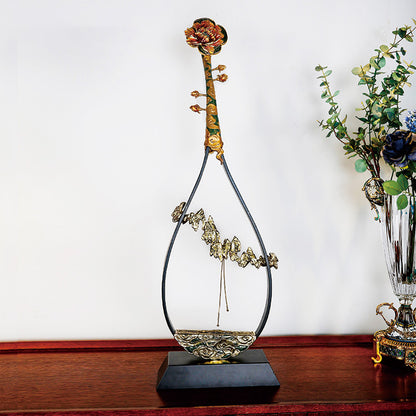 Gilded String Ornament