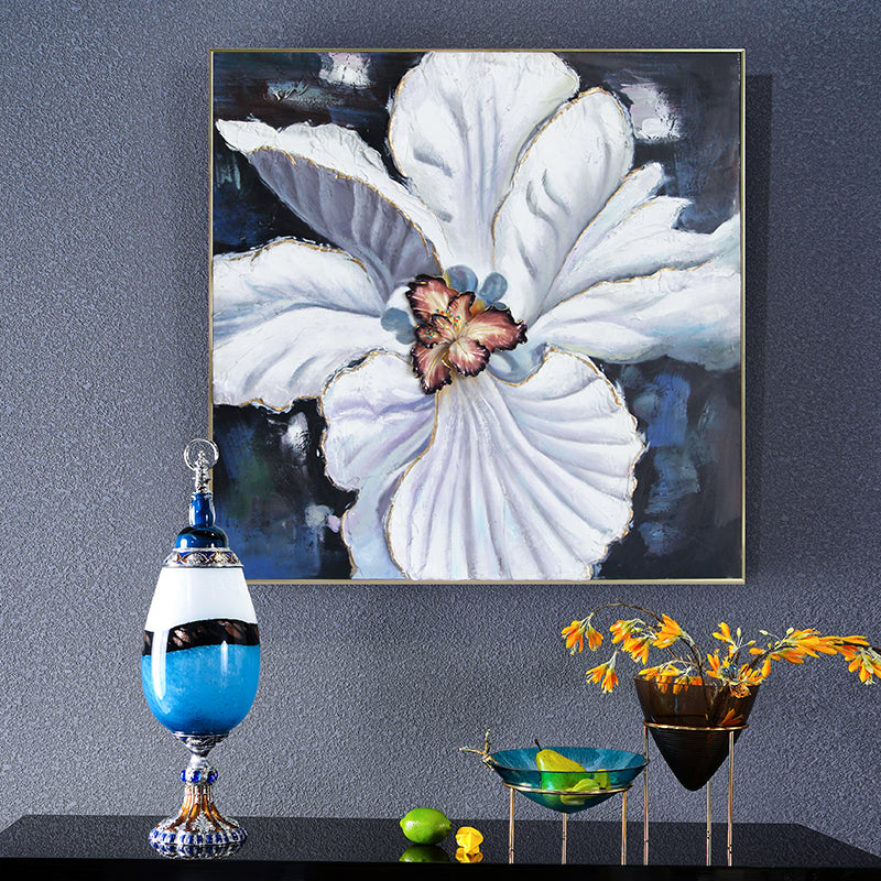 Midnight "Ethereal Orchid" 3D Textured Art