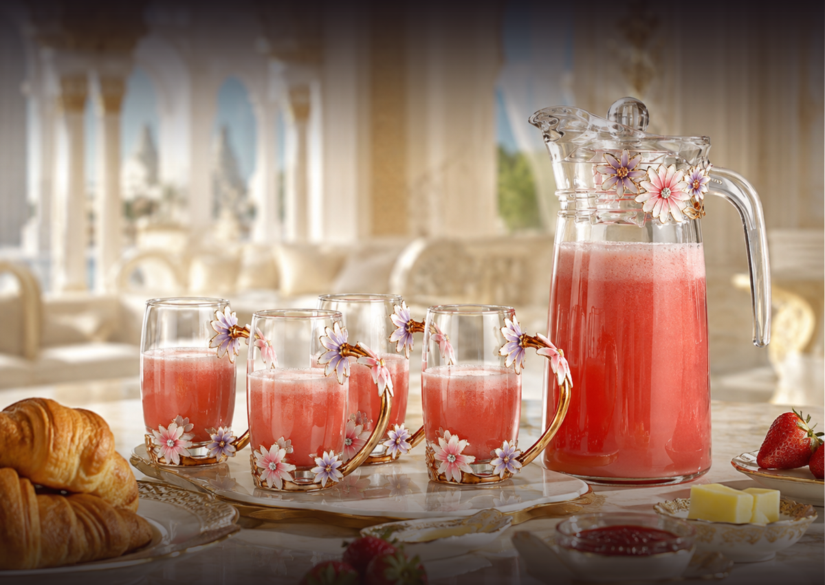 Spring Delicacy Glass Set