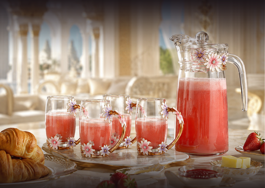 Spring Delicacy Glass Set
