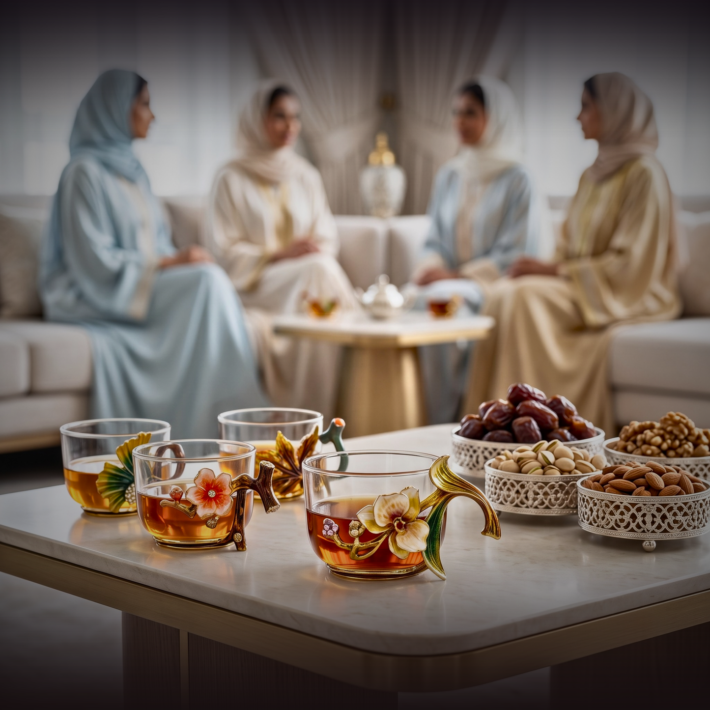 Four Seasons Flora Artisan Tea Set