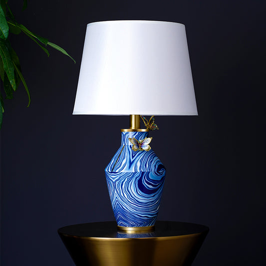 Sapphire Wing Marble Lamp