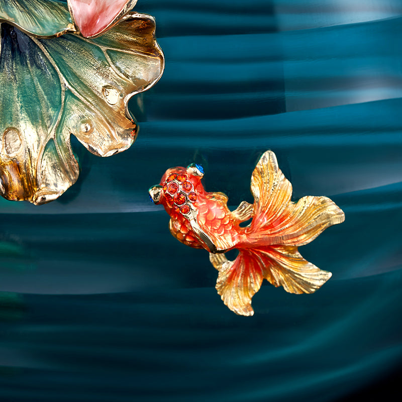 Teal Serenity Lotus Sphere