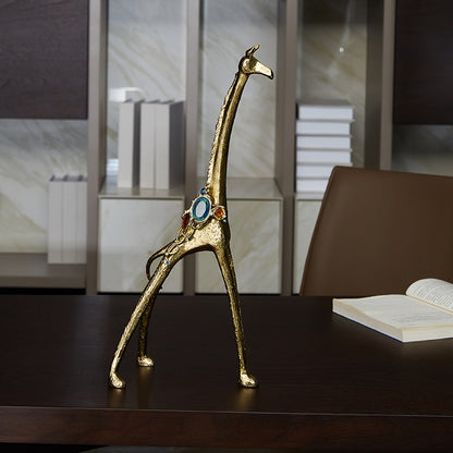 Giraffe of Gold Ascent Ornament