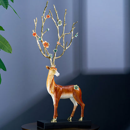 Stag of Bloomed Silence Ornament