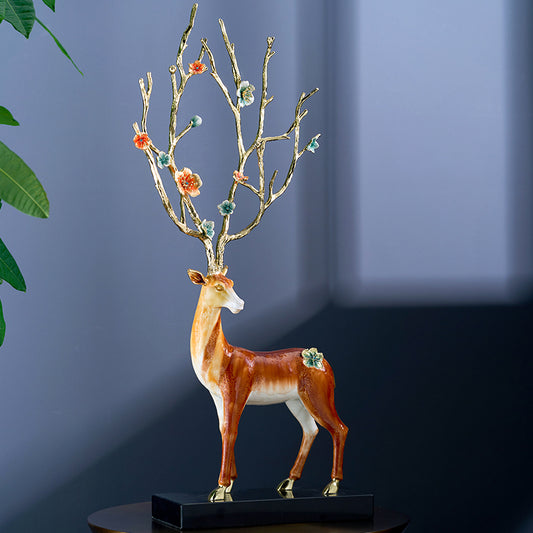 Stag of Bloomed Silence Ornament