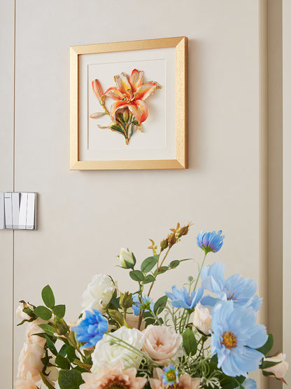 زهرة أبدية زنبق مذهب