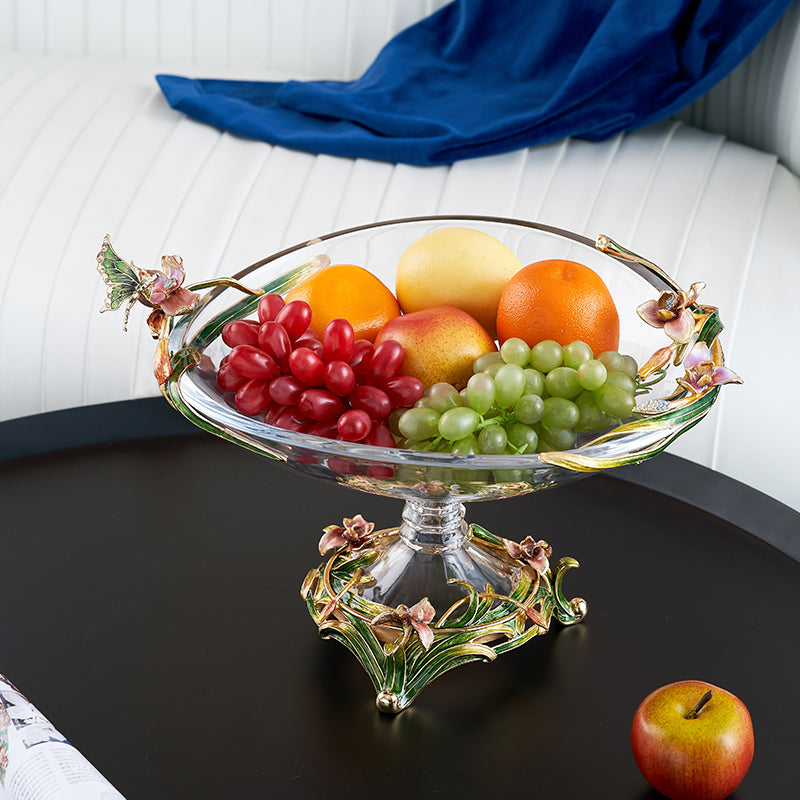 ملاذ كريستالي من زهرة الأوركيد الزرقاء