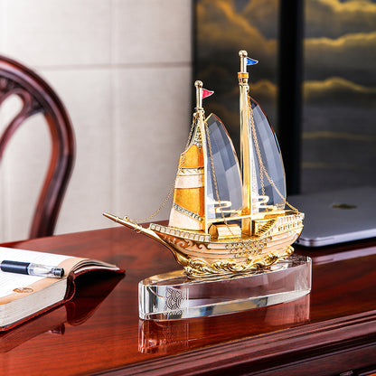 Golden Horizon Sailboat