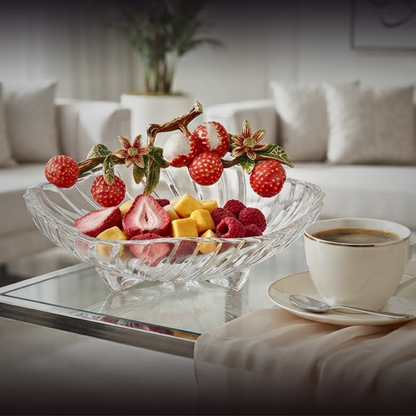 Crimson Lychee Shell Bowl