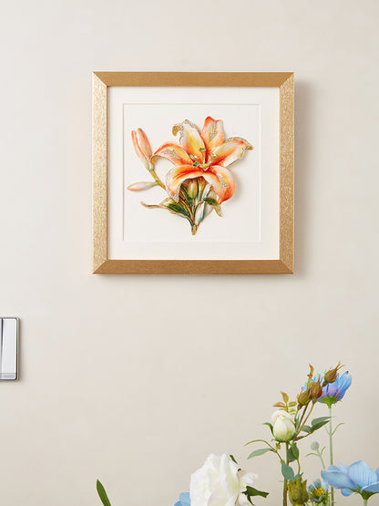 زهرة أبدية زنبق مذهب