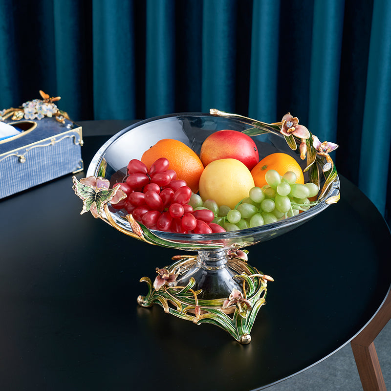 ملاذ كريستالي من زهرة الأوركيد الزرقاء