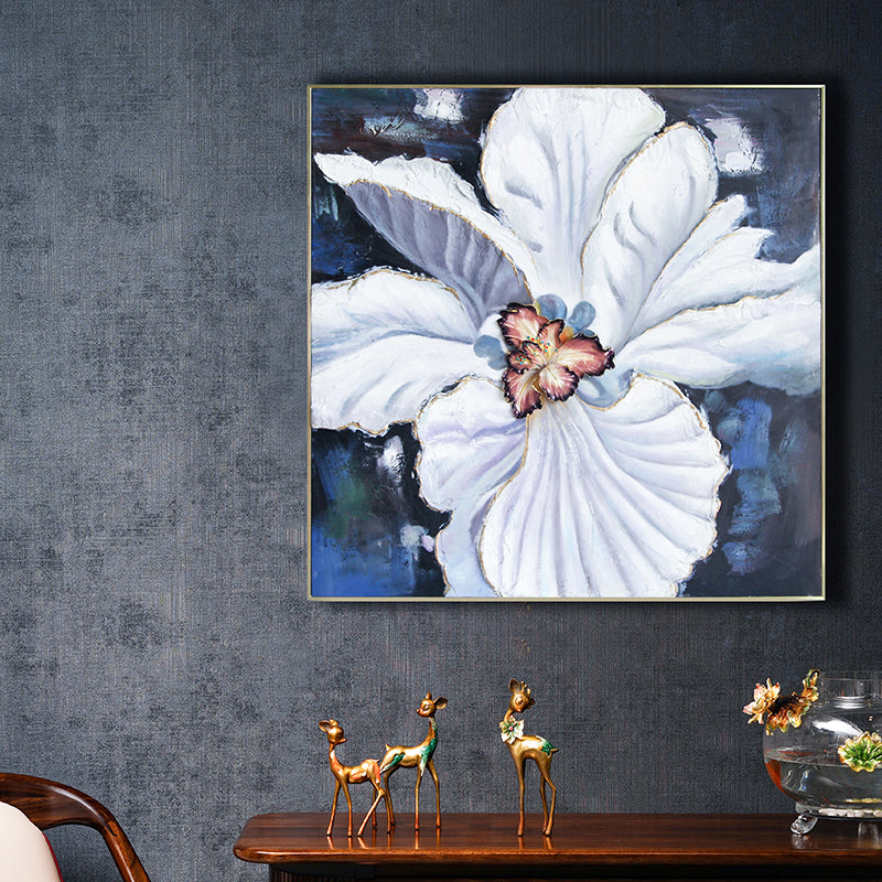 Midnight "Ethereal Orchid" 3D Textured Art