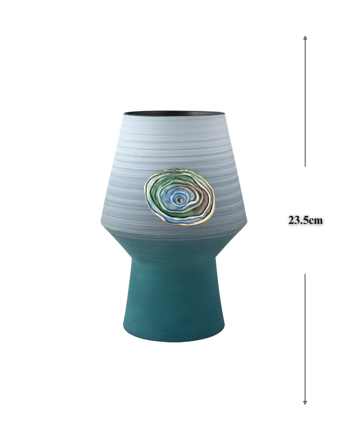 Aegean Waters Ceramic Vase