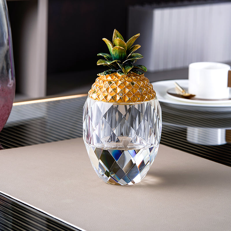 قبو كريستال الأناناس المذهب الإمبراطوري